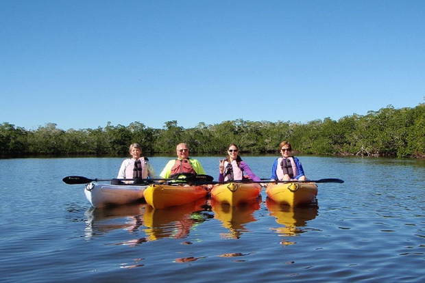 Fort Myers: ¡Excursión guiada en kayak al atardecer por Pelican Bay!