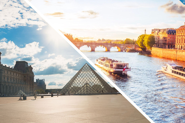 Paris: Kombibiljett för Louvren och flodkryssning