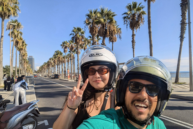 巴塞罗那起步之旅两小时踏板车导游之旅