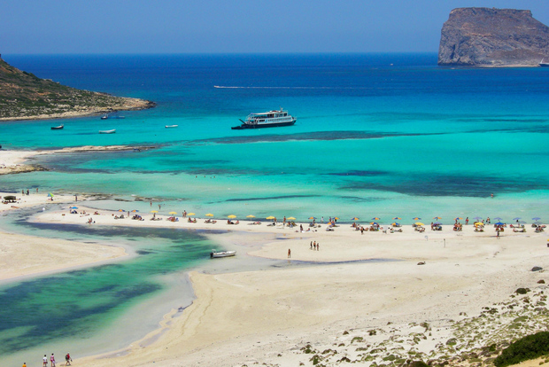 克里特岛：巴洛斯和格拉姆沃萨岛巡游