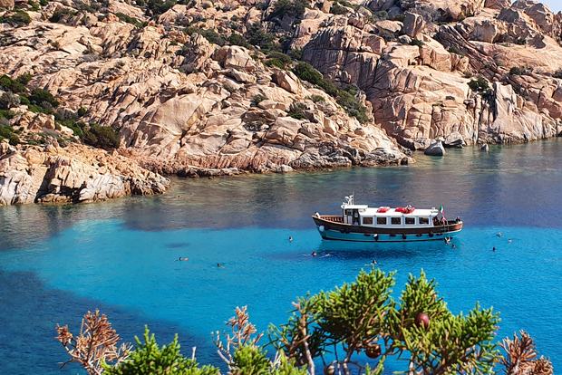 Desde La Maddalena o Palau: tour en barco por el archipiélago