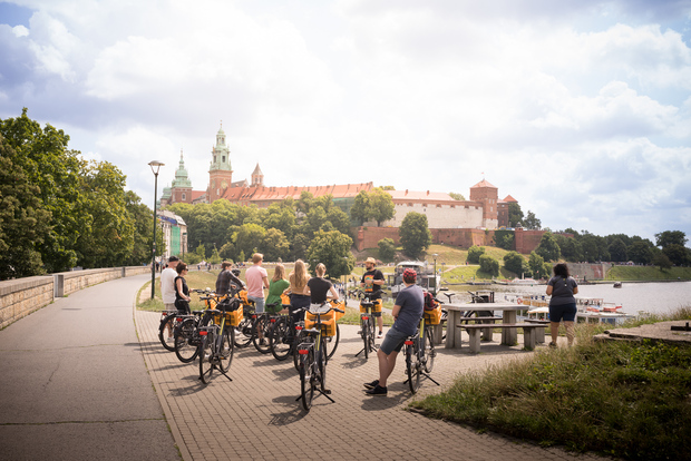 Kraków: Cykeltur i Gamla stan, judiska kvarteren och gettot