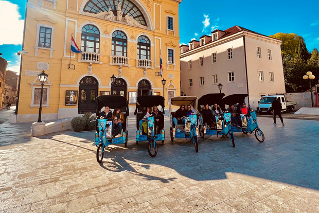 Tour de Split en Rickshaw Eléctrico Privado-160min