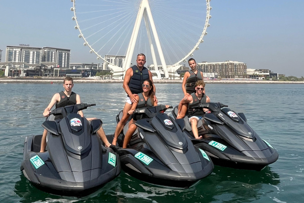 Dubai: Jet Ski Tour with Atlantis Hotel & Burj al Arab Views