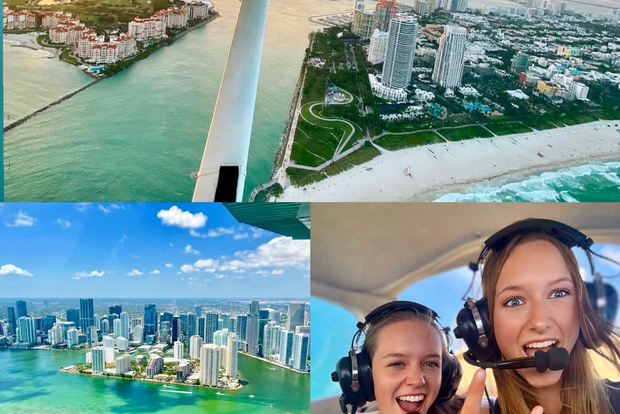 Miami: tour guiado privado de 35 minutos en avión por South Beach