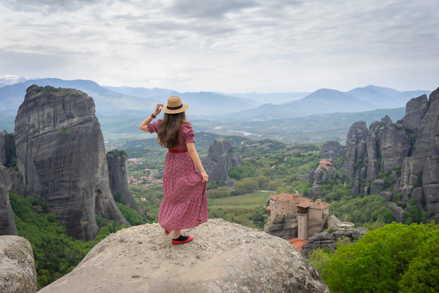 Meteora: Tour panoramico mattutino per piccoli gruppi con guida locale
