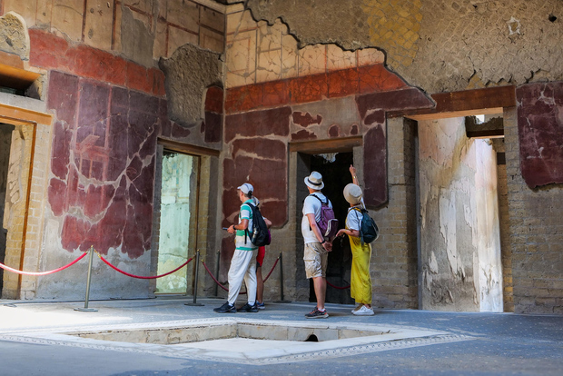 Herculaneum Guided Tour with Fast Train from Rome