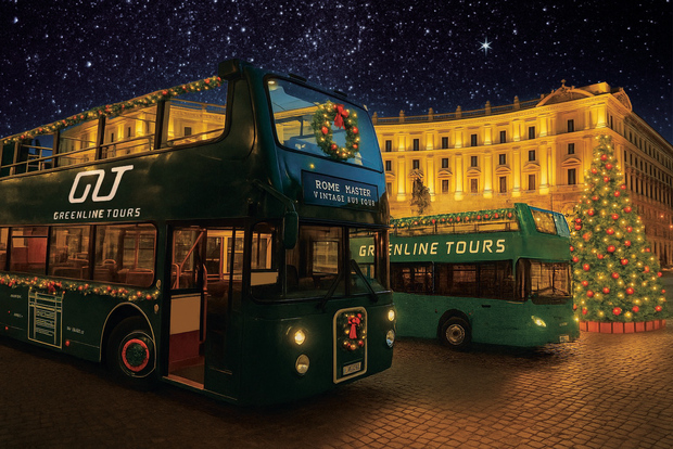 Rome: Nighttime Tour by Open-Top Bus