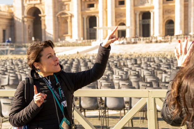 Subida à Cúpula de São Pedro, visita à Basílica e às Vatacumbas