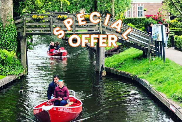 Amsterdam: tour guidato combinato di Zaanse Schans e Giethoorn