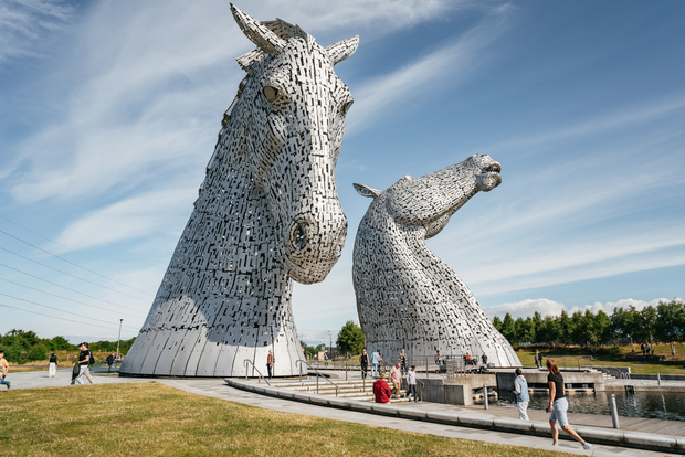Da Edimburgo: Tour del Loch Lomond, del Castello di Stirling e delle Kelpies