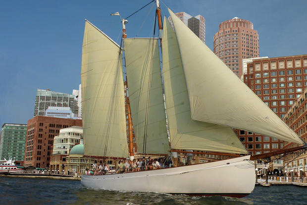 Boston: Harbor Champagne Sunset Sail from Rowes Wharf