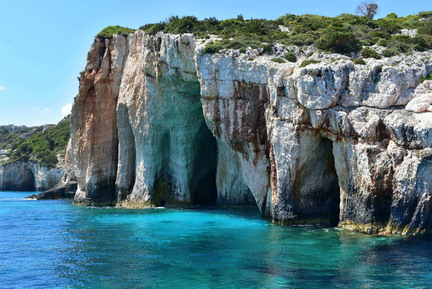 Da Zante: visita di un'ora alle Grotte Blu