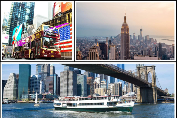 Pacchetto NYC: Empire State, tour in autobus Big Bus e crociera Circle Line