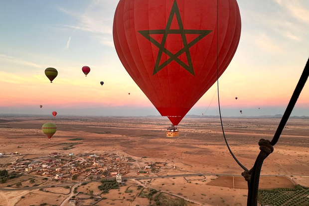 Vuelo en globo por Marrakech con buffet de desayuno marroquí