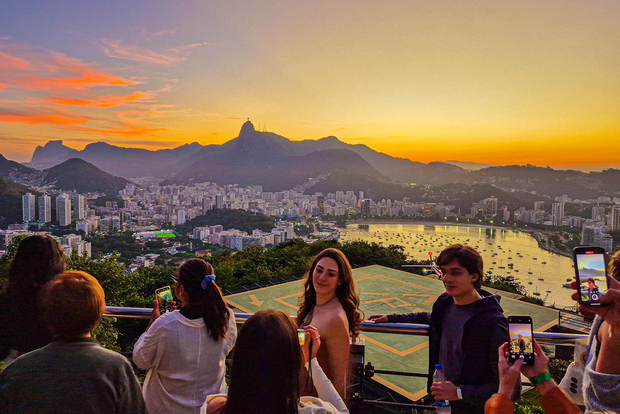 Rio de Janeiro sunset by Jeep