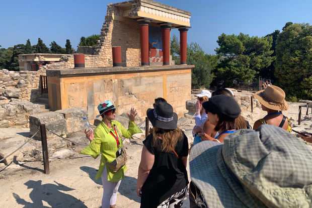 Cnosso: tour guidato a piedi con ingresso prioritario al Palazzo di Cnosso