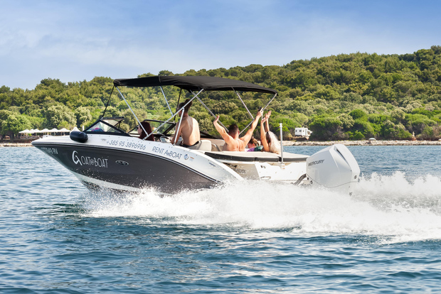 Rovinj: Rovinjs skärgård och södra vikar Speedboat Tour