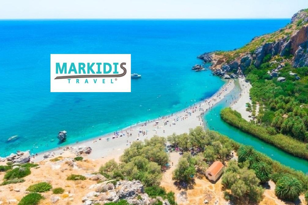 Da Rethymno: Kourtaliotiko, Preveli Palm Beach e Damnoni