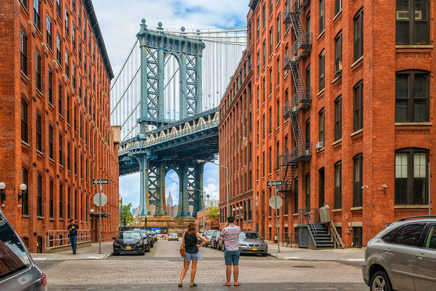 NYC: Tour en autobús y a pie por Brooklyn y DUMBO con guía local