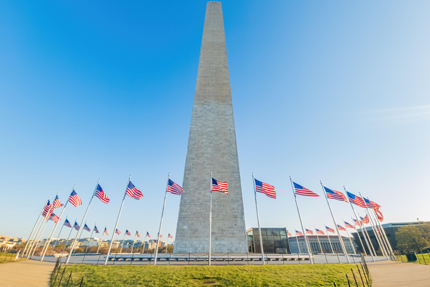 Washington DC: ingresso riservato con vista dall'alto del Monumento a Washington
