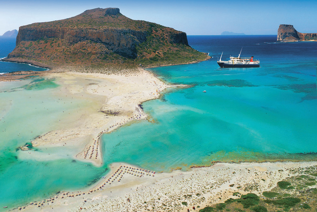 Dal porto di Kissamos: crociera in barca alla laguna di Balos e Gramvousa