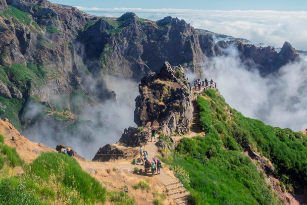 Funchal: trasferimento al PR1 Pico do Arieiro e sentiero Pico Ruivo