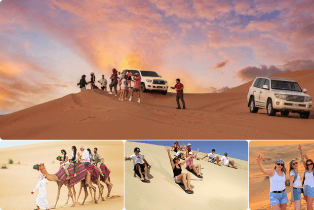 Doha: Desert Safari, Dune Bashing, Sandboarding, Camel Ride