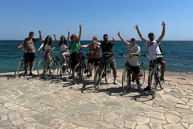 Beachside Cycling Adventure: Athens Tour with Swimming Stop