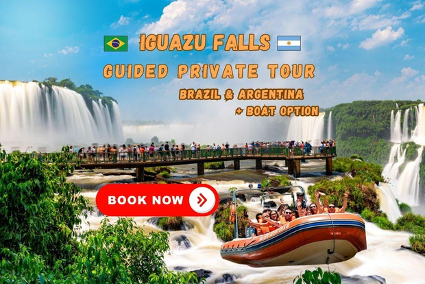Exclusive Falls Tour:Private 1Day Brazilian&Argentine Sides