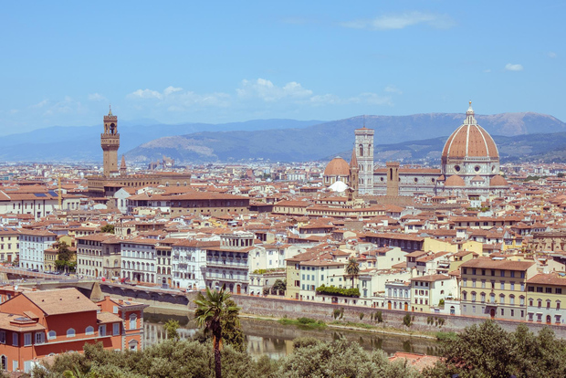 Florens till Fiesole: Golfbilstur med besök på den romerska teatern