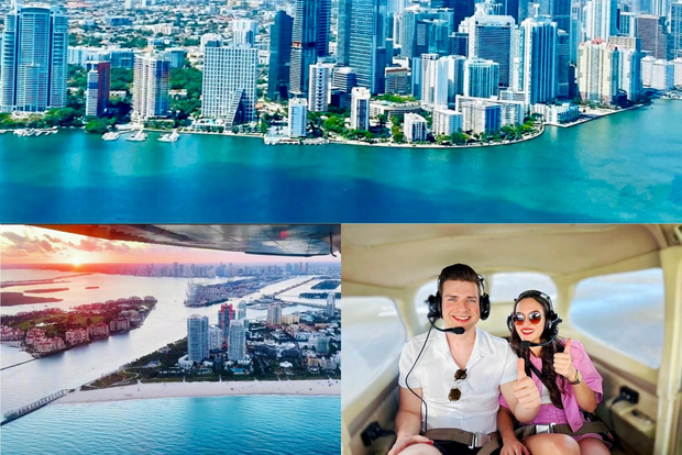 Miami: tour privado de 50 minutos en avión por South Beach