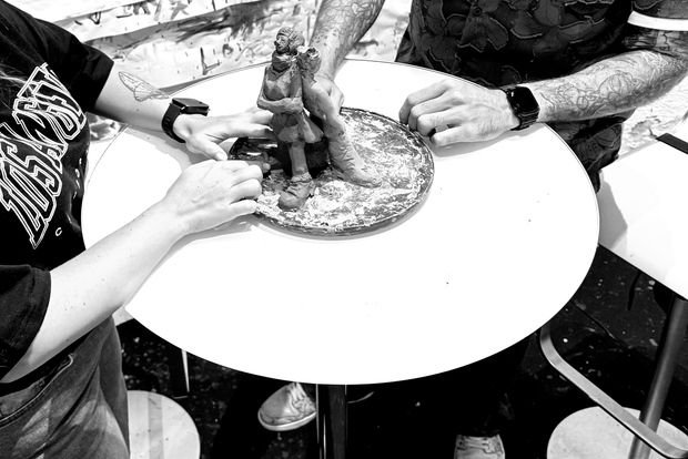 Lyon: Skulpturenatelier für 4 Personen