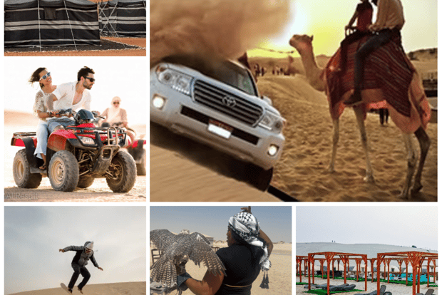 多哈：沙丘冲沙、骆驼、全地形车和海滩露营（适合家庭）