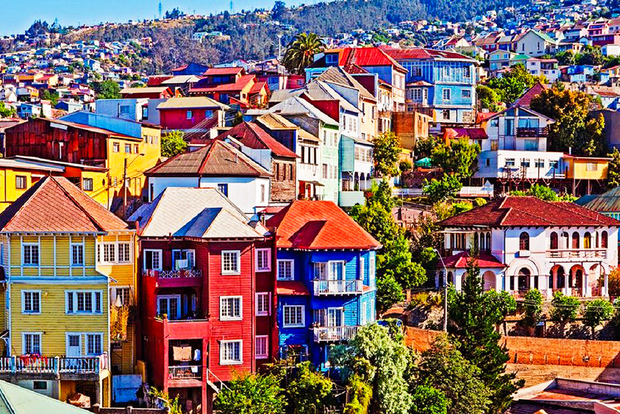 Vina Del Mar, Valparaiso, Casablanca, Reñaca, Ozeanischer Felsen