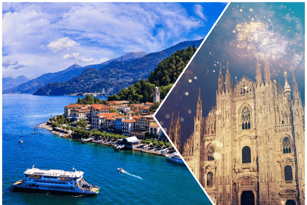 Como e Milano in un giorno: Il Duomo di Milano e il tour in barca del Lago di Como