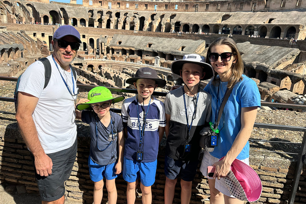 Частный семейный тур по Колизею и Древнему Риму для детей
