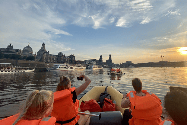 Dresda: gita in gommone attraverso il centro storico