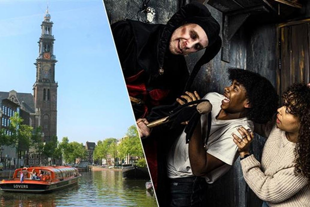 Amsterdam: biglietto d'ingresso per Amsterdam Dungeon e crociera sui canali