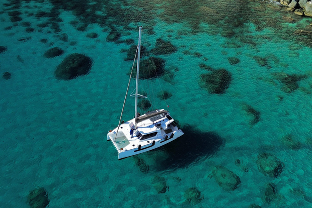 Cagliari: Catamaran Tour, Swimming, Snorkeling, & Prosecco