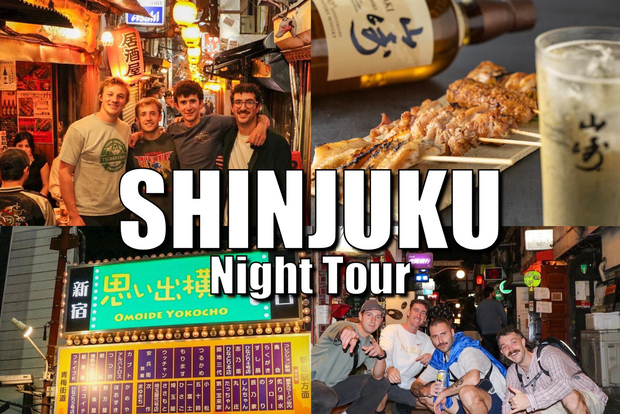 Tokyo: tour privato di Shinjuku - Golden Gai, sakè illimitato