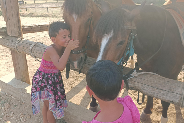 Salonicco: equitazione in una fattoria