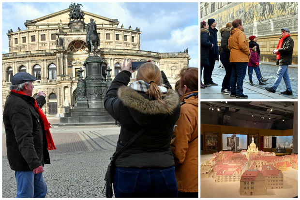 Dresda: biglietto d'ingresso per la passeggiata guidata della città e il museo della città