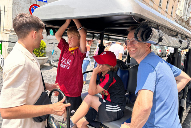 罗马： 7 小时高尔夫球车全城游（含地下墓穴