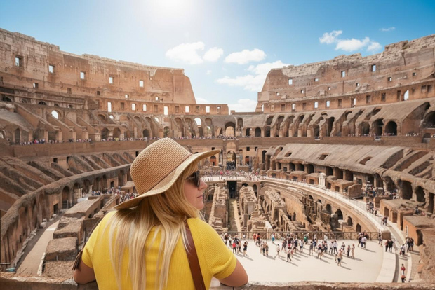 Tour di 1 giorno a Roma: Colosseo e Cappella Sistina con accesso prioritario