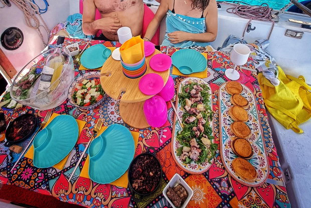 Sail and Taste Cagliari with a rich and fresh local meal