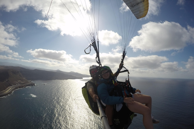 Las Palmas: voos de parapente em tandem para todos